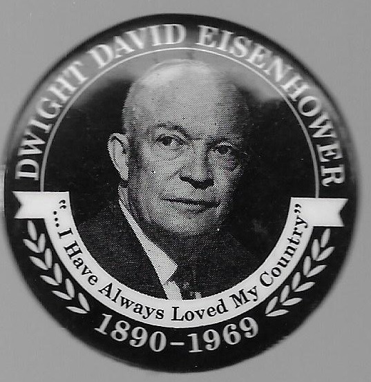 Eisenhower Memorial Celluloid 