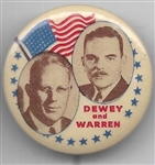 Dewey and Warren Flag Jugate 