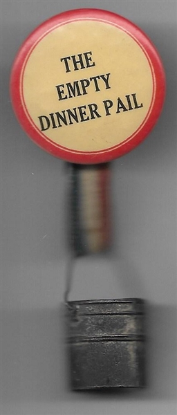Empty Dinner Pail Pin and Bucket