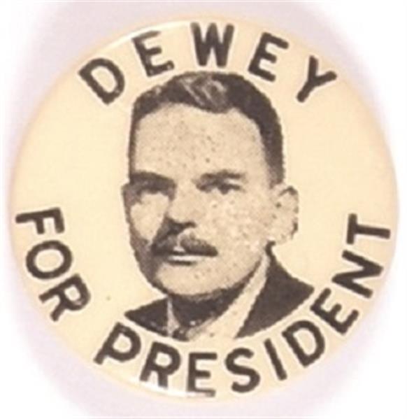 Dewey for President 1 Inch Picture Pin