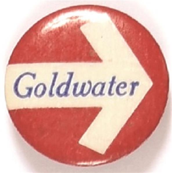 Goldwater Right Arrow Celluloid