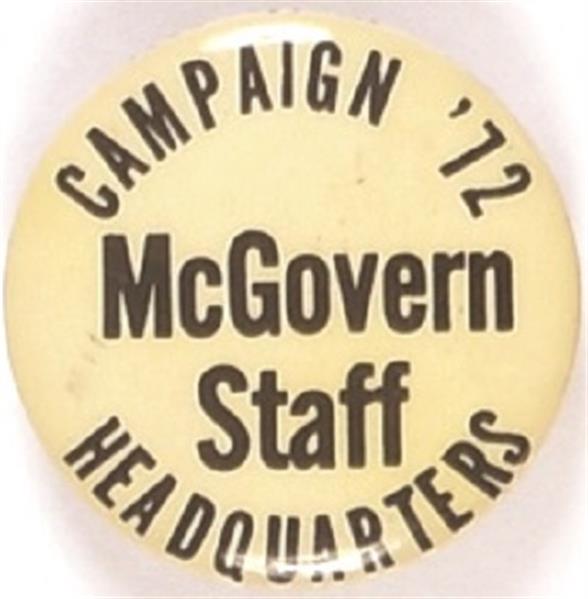 McGovern Staff Headquarters