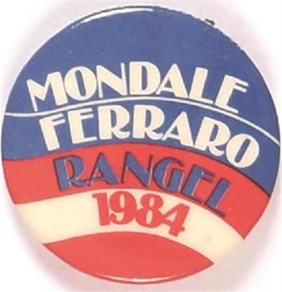 Mondale, Ferraro, Rangel New York Coattail