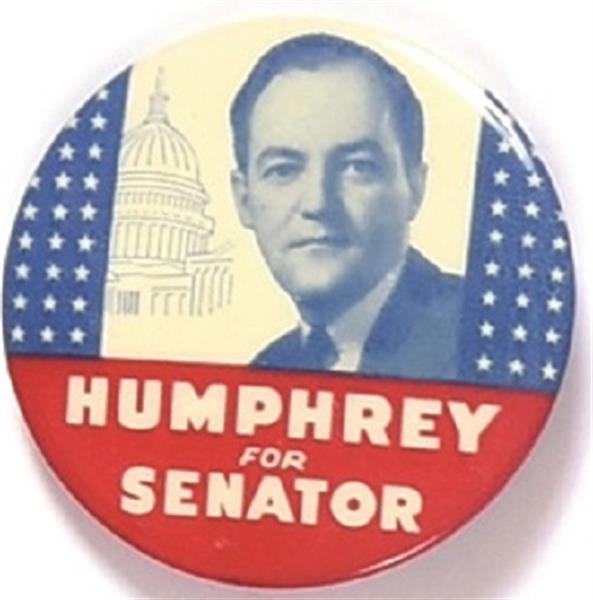 Early Humphrey for Senator Pin