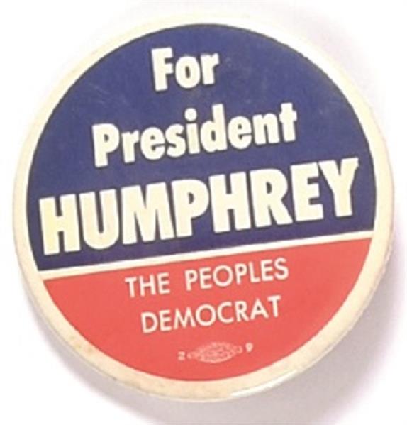 Humphrey for President the Peoples Democrat