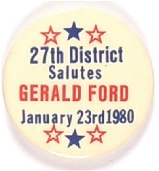 Ford 27th District Michigan Pin