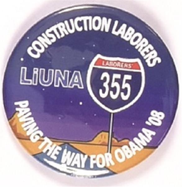 Construction Workers Paving the Way for Obama