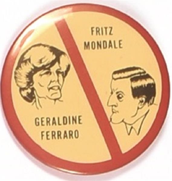 Fritz Mondale and Geraldine Ferraro