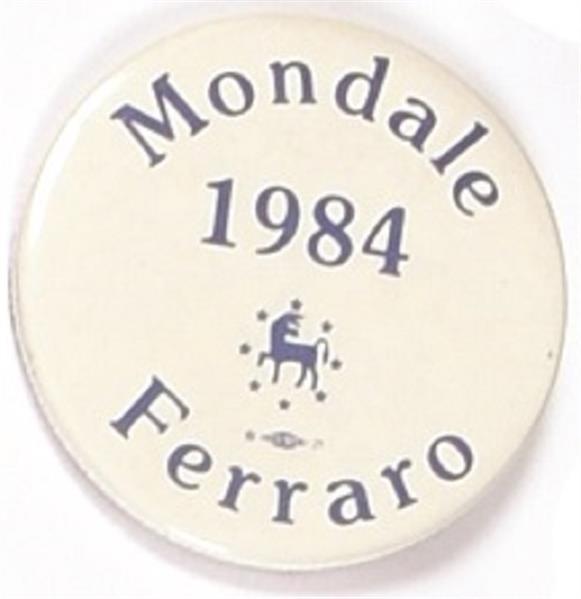 Mondale and Ferraro Democratic Donkey