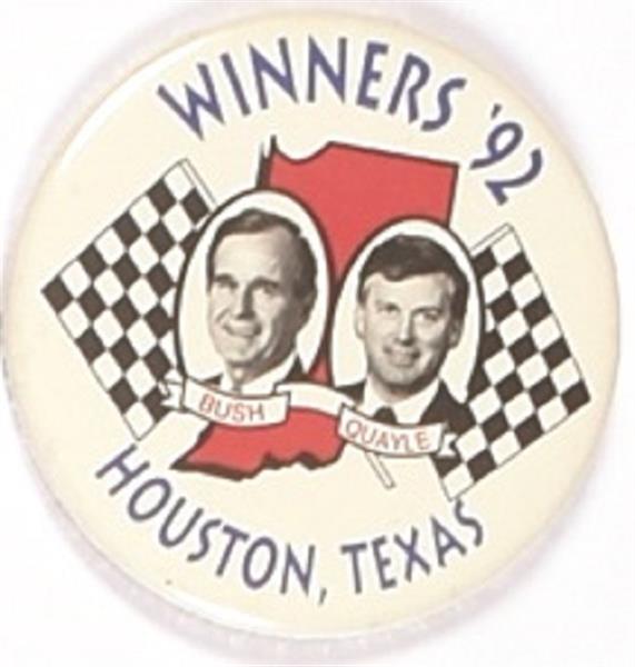 Bush, Quayle Checkered Flag Jugate