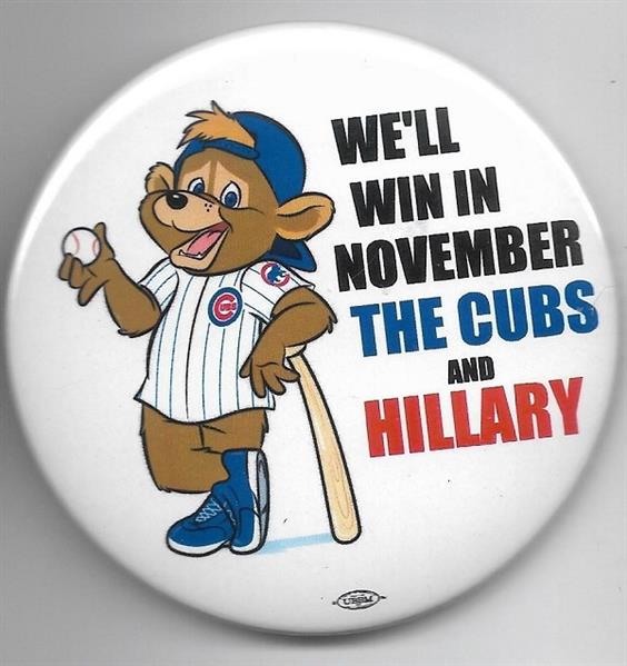Cubs and Hillary Clinton