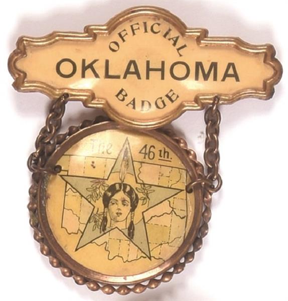 Oklahoma 46th State Badge