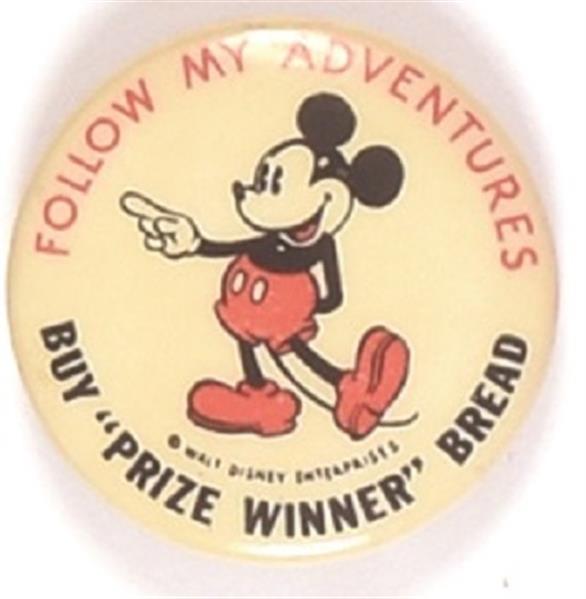 Mickey Mouse Prize Winner Bread