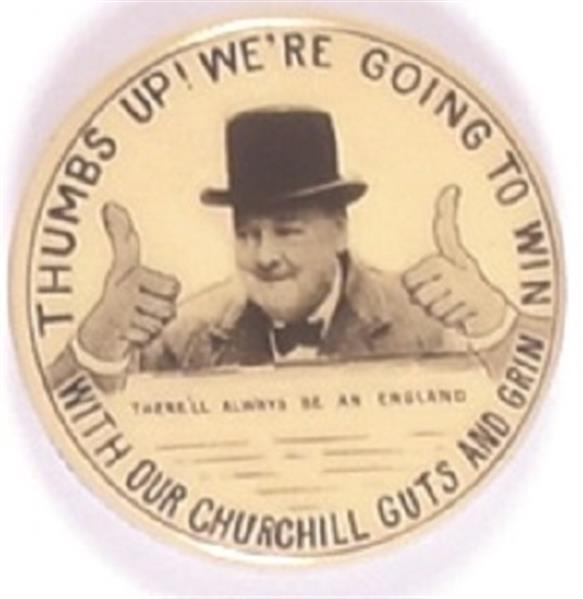 Churchill Thumbs Up