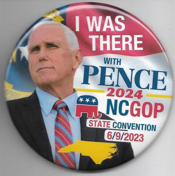 Pence North Carolina Convention Pin