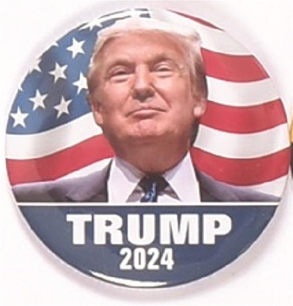 Trump 2024 Flag Celluloid