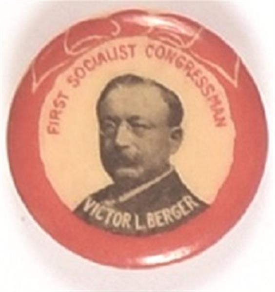 Socialist Berger for Congress Smaller Size Pin