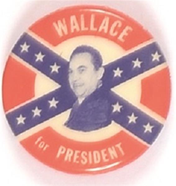 Wallace Battle Flag Celluloid