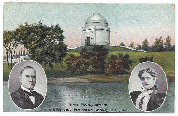 William, Ida McKinley Postcard