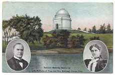 William, Ida McKinley Postcard
