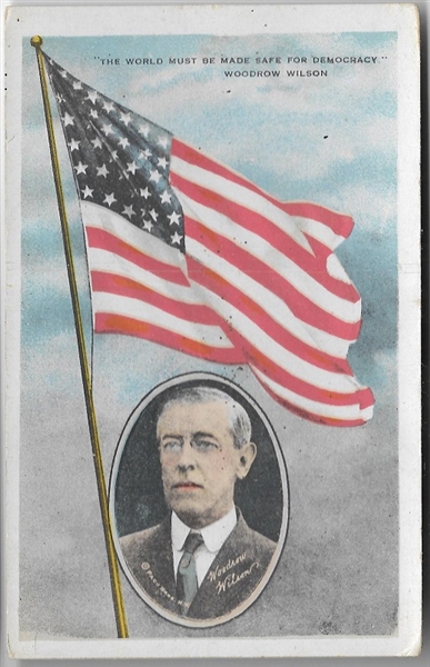 Wilson Patriotic Postcard