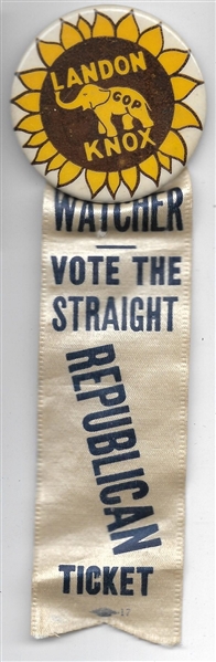 Landon Pin with Watcher Ribbon