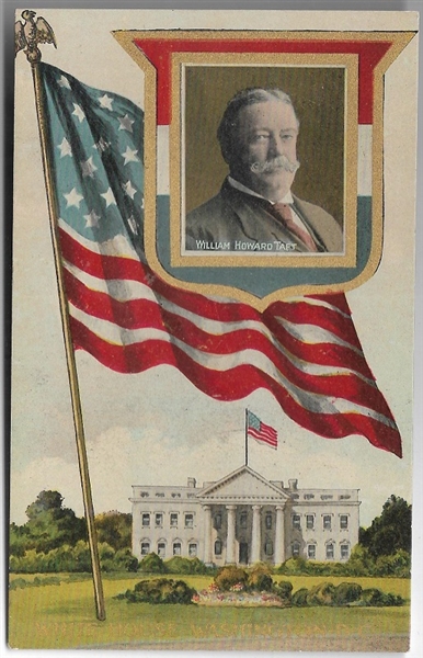 Taft White House, Flag Postcard