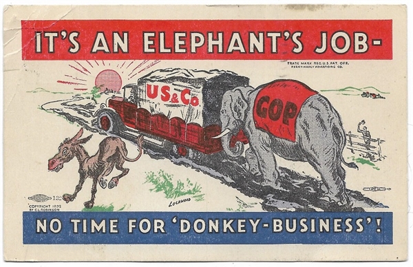 Its an Elephants Job Postcard