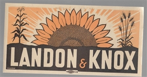 Landon and Knox Sunflower Sticker