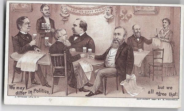 1888 Election Candidates at the Bar with Belva Lockwood