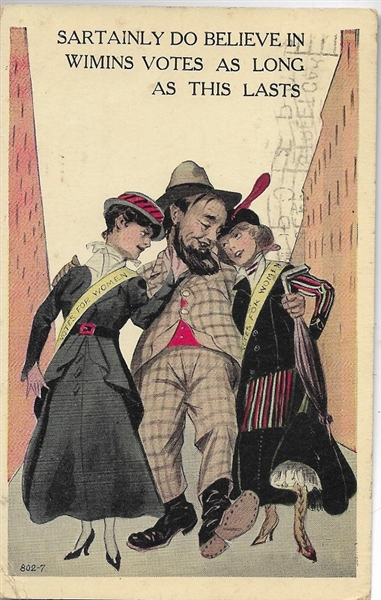 Believe in Womens Votes Postcard