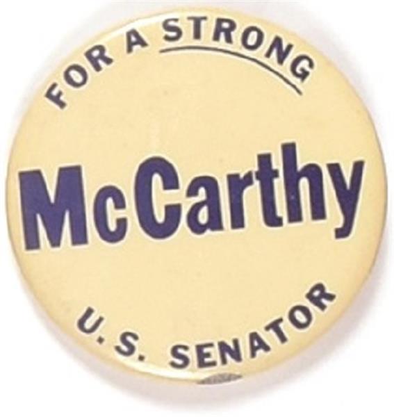 McCarthy for a Strong US Senator