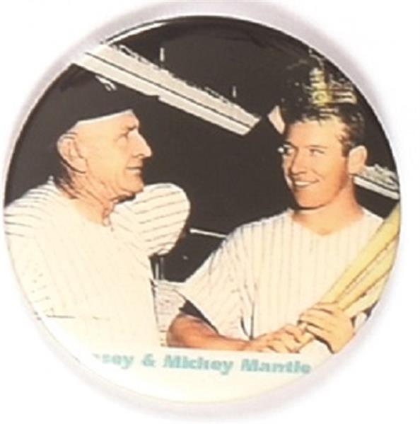 Stengel and Mantle, New York Yankees