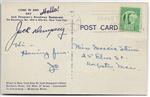 Jack Dempsey Restaurant Postcard