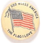 God Bless America the Flag I Love