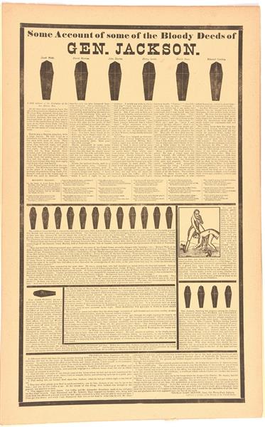 Anti Andrew Jackson Broadside