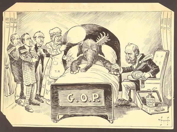Hughes 1916 Cartoon