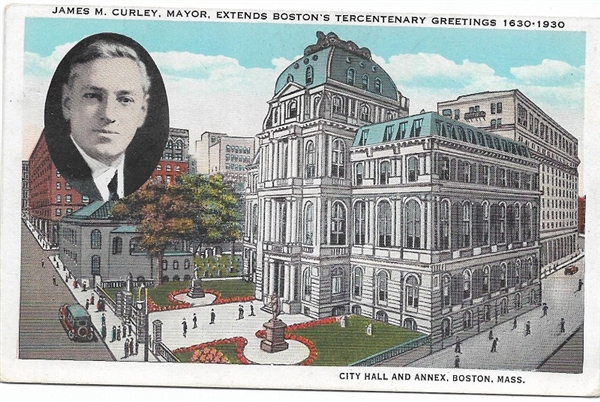 Mayor James Curley Boston Postcard