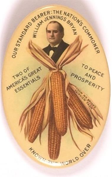 Bryan Known the World Over Ears of Corn Pin