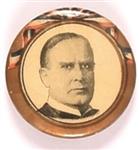 William McKinley Ribbon Design Celluloid