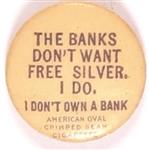 Bryan Banks Don't Want Free Silver