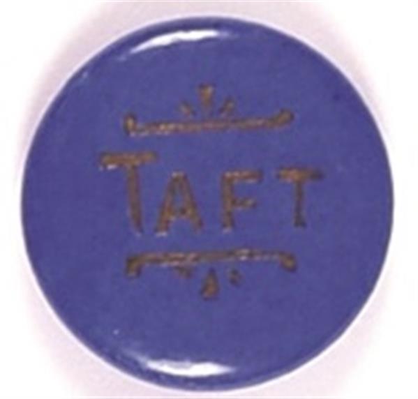 Taft Blue and Gold Celluloid