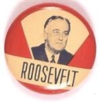 Roosevelt 1 Inch RWB Litho