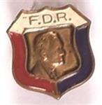Roosevelt Enamel Shield Stud