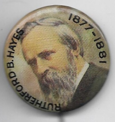 Rutherford B. Hayes Color Presidential Set Pin 