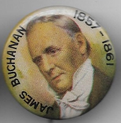 James Buchanan Color Presidential Set Pin 