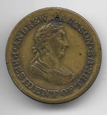 Andrew Jackson Re-Election Medal 