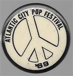 Atlantic City Pop Festival Peace Sign 