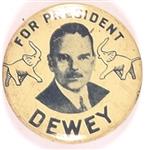 Dewey for President Elephants Pin