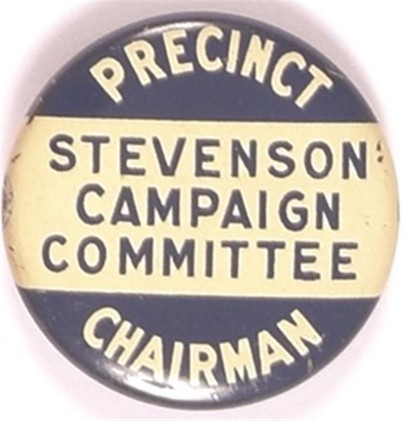 Stevenson Campaign Committee Pin